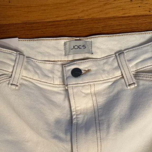Joe's Jeans The Carpenter Milk White Denim Mini Skirt NWT - Picture 2 of 6
